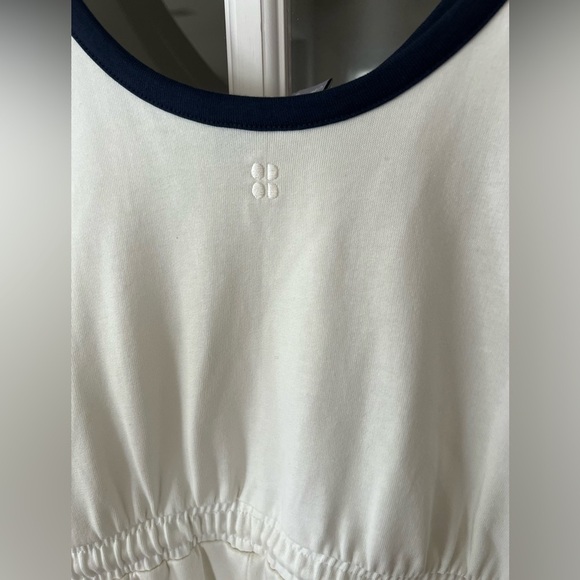 Sweaty Betty After Class Tie Waist Romper - Size 10 - lily white color - NWT - Picture 5 of 8